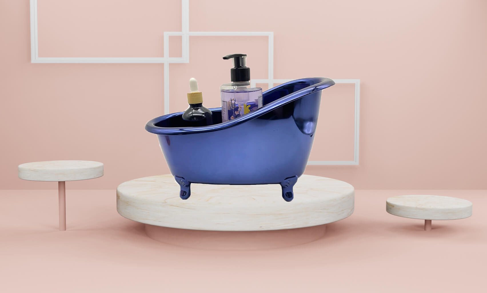 New Color of Electroplating Mini Bathtub