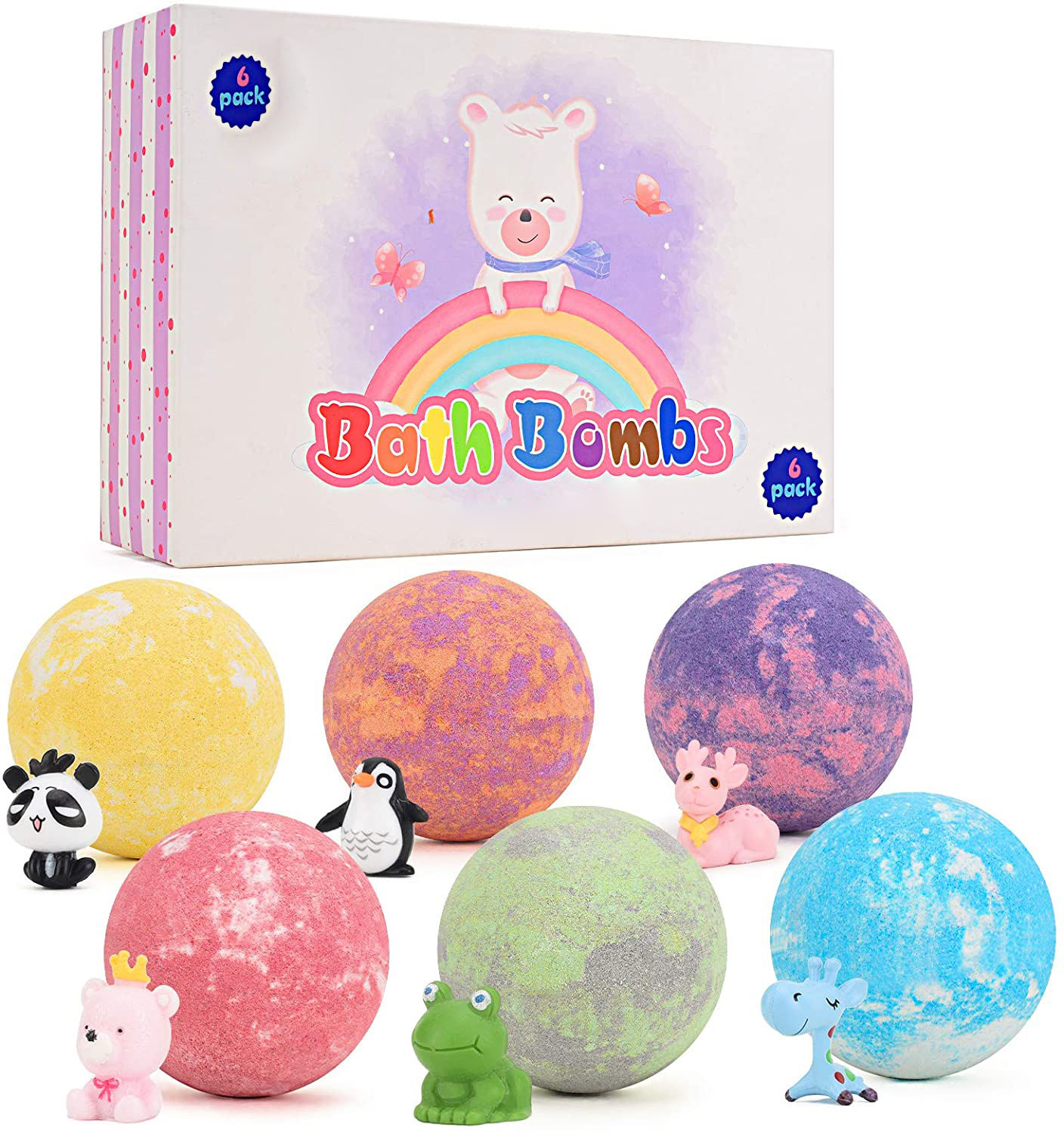 Wholesale Best Wholesale Handmade Organic Fizzy Bubble Bath Bombs For Kids  With Surprise Inside 