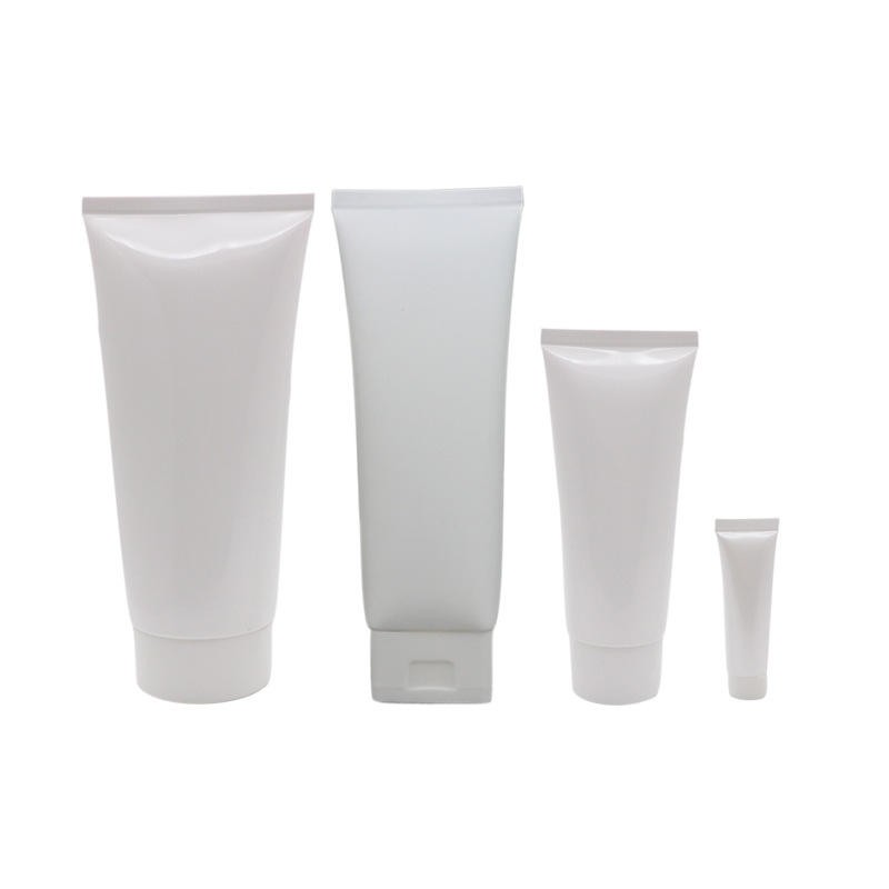Cosmetic Packaging Empty Cream Lotion Tube Black Plastic Pe Soft Tube Packaging With Black Pp